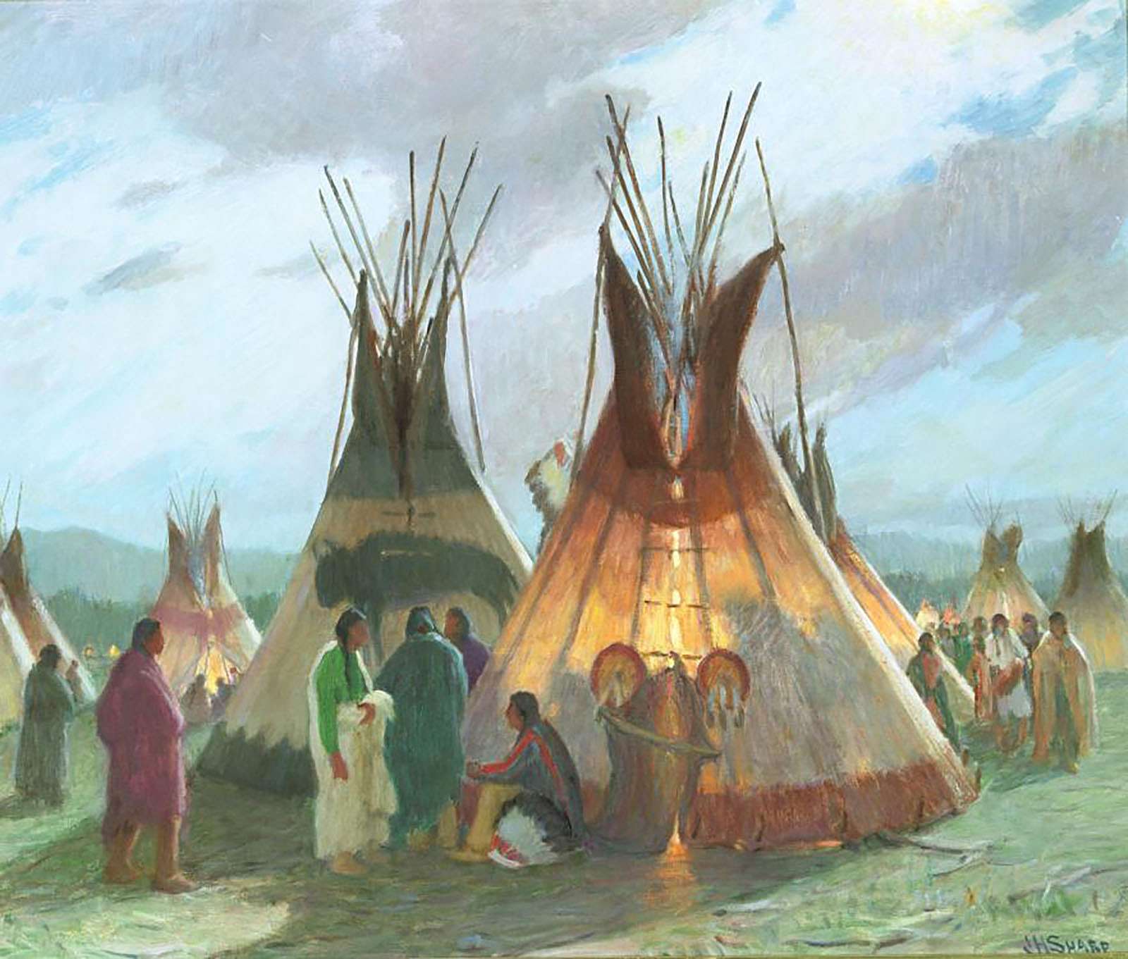 Medicine Dance Lodges